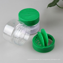 Haustier Plastikglas mit Flip Cap für Talkum Pulver (PPC-PSB-63)